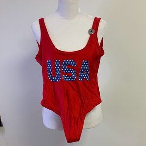 Forever 21 Bathing suit red USA NWT